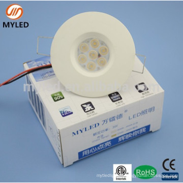 Nouveau slim intelligent 3.5w 2.5inch smd led downlight